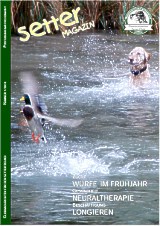 Titelbild: Q-Pino of Meadow's Brook bei der Entenjagd - Heftdownload 5,8 MB